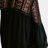 Mireia – Blusa de Encaje Bohemia para un Estilo Único y Elegante