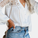 Mireia – Blusa de Encaje Bohemia para un Estilo Único y Elegante