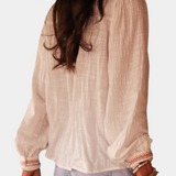Clara – Camisa Soleil Bohème Con Estilo Artesanal y Elegancia Sin Esfuerzo