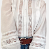 Clara – Blusa de Encaje Elegante para un Estilo Sofisticado