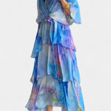 Adriana – Vestido Maxi Floral Con Estilo Elegante y Sofisticado