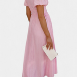Clara – Vestido Maxi con Estilo Romántico y Veraniego