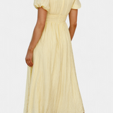 Clara – Vestido Maxi con Estilo Romántico y Veraniego