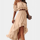 Sofía – Conjunto de Dos Piezas Off-Shoulder para un Estilo Elegante y Fresco