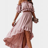 Sofía – Conjunto de Dos Piezas Off-Shoulder para un Estilo Elegante y Fresco