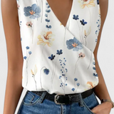 Estela – Top Suave de Verano con Escote en V para un Estilo Fresco y Elegante