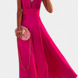 Salma – Vestido A Línea con Estampado Minimalista y Estilo Sofisticado
