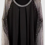Clara – Blusa Elegante con Acentos Brillantes para un Estilo Sofisticado