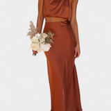 Elena – Conjunto Drapeado de Falda para un Estilo Elegante y Sofisticado