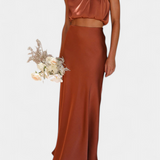 Elena – Conjunto Drapeado de Falda para un Estilo Elegante y Sofisticado