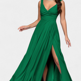 Marisol – Vestido Largo Con Drapeado Para Una Elegancia Sofisticada