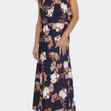 Clara – Vestido Maxi Floral con Estilo Elegante y Confortable