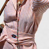 Lola – Vestido Camisero de Rayas con Estilo Fresco y Elegante