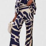 Estela – Conjunto Estampado de Dos Piezas con Estilo Sofisticado