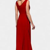 Marisol – Vestido Largo Con Drapeado Para Una Elegancia Sofisticada