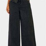Mariana – Conjunto de Denim Chic con Chaleco Elegante y Jeans de Pierna Ancha