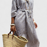 Lola – Vestido Camisero de Rayas con Estilo Fresco y Elegante