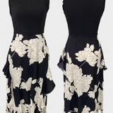 María – Vestido Floral con Abertura para un Look Elegante y Femenino