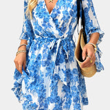 Elena – Vestido Mini Floral Impreso Ideal Para Momentos Especiales