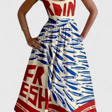 Carmen – Vestido Vintage con Estampado Divertido para Días Soleados