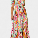 Nerea – Vestido Boho con Estampado Vibrante y Estilo Único