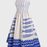 Carmen – Vestido Vintage con Estampado Divertido para Días Soleados
