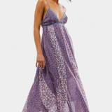 Clara – Vestido Boho Floral de Chiffon con Toque Elegante y Fresco