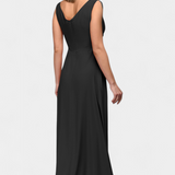 Marisol – Vestido Largo Con Drapeado Para Una Elegancia Sofisticada
