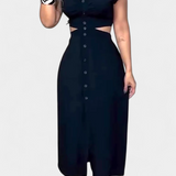 Marisol – Vestido Midi Elegante y Versátil para Brillar en Cualquier Ocasión