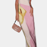 Adriana – Vestido Maxi Sin Tirantes con Estampado Floral para Días Soleados