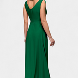 Marisol – Vestido Largo Con Drapeado Para Una Elegancia Sofisticada