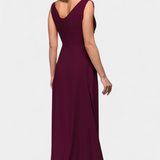 Marisol – Vestido Largo Con Drapeado Para Una Elegancia Sofisticada