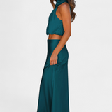 Elena – Conjunto Drapeado de Falda para un Estilo Elegante y Sofisticado