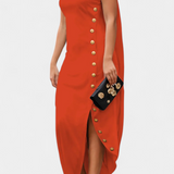 Elena – Vestido Asimétrico Con Estilo Único y Elegante