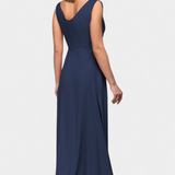 Marisol – Vestido Largo Con Drapeado Para Una Elegancia Sofisticada