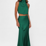 Elena – Conjunto Drapeado de Falda para un Estilo Elegante y Sofisticado