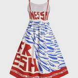 Carmen – Vestido Vintage con Estampado Divertido para Días Soleados
