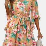 Elena – Vestido Mini Floral Impreso Ideal Para Momentos Especiales