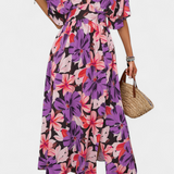 María – Vestido Largo Floral con Estilo Fresco y Elegante