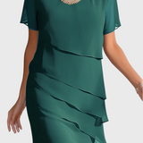 Claudia – Vestido de Gasa con Estilo Elegante y Versátil