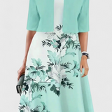 Estrella – Conjunto de Vestido Blazer Midi para un Look Sofisticado y Versátil