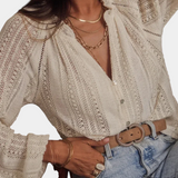 Valentina – Blusa Bohemia Con Estilo Elegante Para El Verano