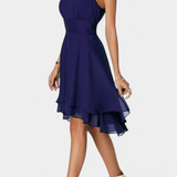 Teresa – Vestido de Gasa con Volantes para un Look Sofisticado y Romántico