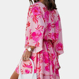 Marisol – Vestido Mini Con Nudo Frontal Y Volantes Ideal Para Brillar