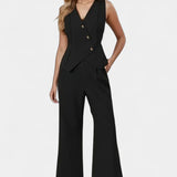 Valentina – Elegante Conjunto de Chaleco y Pantalones para Lucir Radiante
