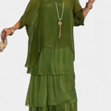 Lola – Vestido Maxi con Volantes para un Look Bohemio-Chic Elegante