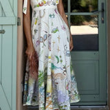 Cirila – Vestido Largo Floral con Encanto Etéreo y Romántico
