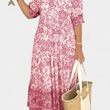 Elcira – Vestido Floral Bohemio para Días Soleados y Con Estilo