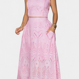 Teresa – Conjunto Elegante de Encaje Floral para un Estilo Sofisticado