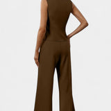 Valentina – Elegante Conjunto de Chaleco y Pantalones para Lucir Radiante